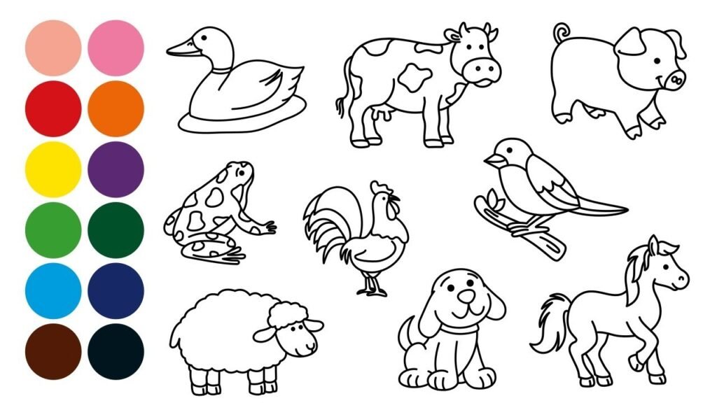 Qué animales de la granja son ideales para colorear 7 Qué animales de la granja son ideales para colorear