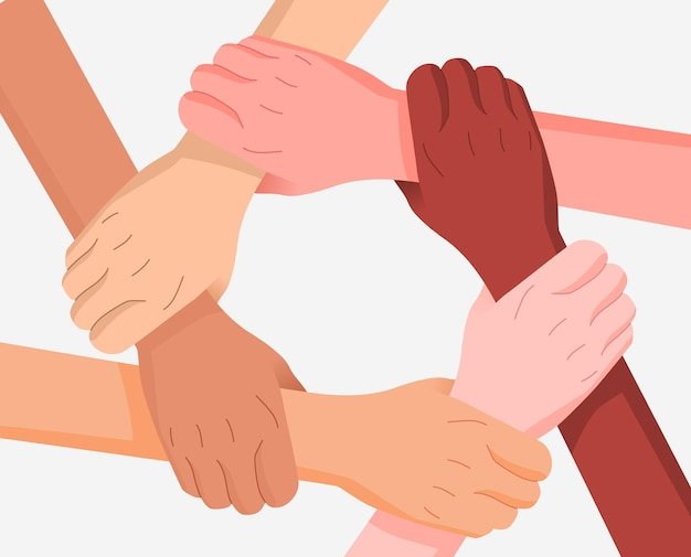 Cuál es la definición de política según diferentes autores destacados 1 diversas manos unidas en un circulo