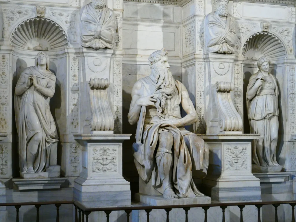 Qué representa la escultura de El Moisés de Miguel Ángel 4 Qué representa la escultura de El Moisés de Miguel Ángel