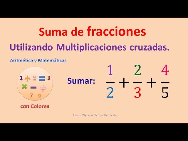 Cómo se realiza la suma y resta de fracciones con distinto denominador 5 Cómo se realiza la suma y resta de fracciones con distinto denominador