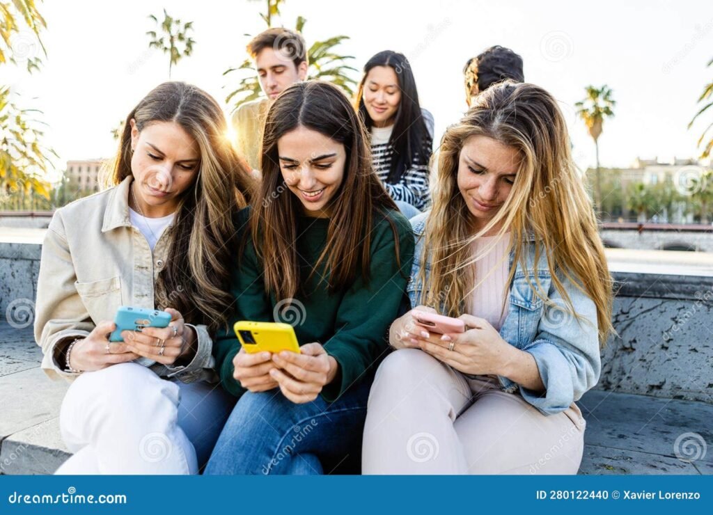 Cómo aumentar seguidores en Instagram con el método de David Arroyo 1 grupos de personas usando smartphones en exteriores