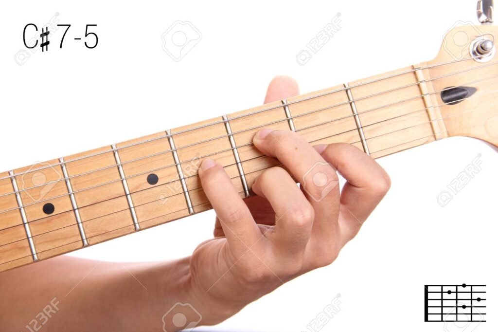 Cómo tocar "Como yo nadie te ha amado" con acordes fáciles 1 guitarra con acordes en primer plano