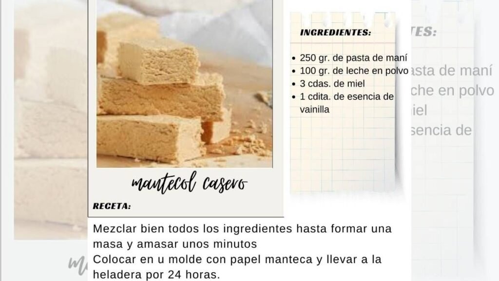 De qué ingredientes está hecho el mantecol y cómo se elabora 3 De qué ingredientes está hecho el mantecol y cómo se elabora