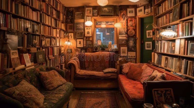 Qué historia cuenta "Mis días en la librería Morisaki" 1 libreria acogedora con libros apilados