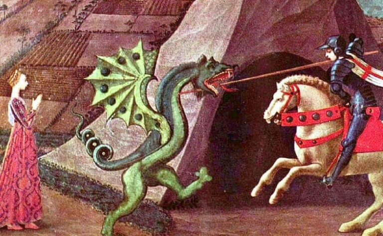 Qué oraciones se le pueden pedir a San Jorge para protección 10 san jorge enfrentando al dragon