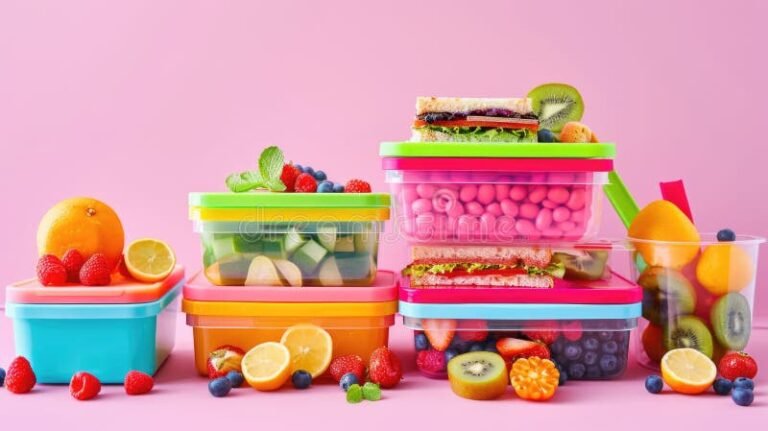 Cómo realizar un pedido web de Tupperware fácilmente 8 tupperware coloridos organizados en una cocina moderna
