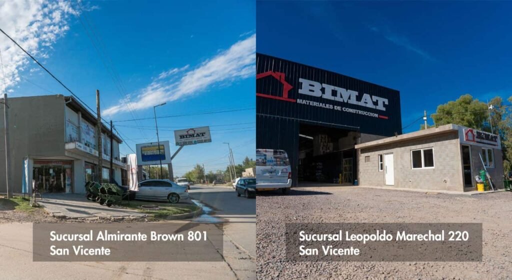 variedad de materiales de construccion en corralon